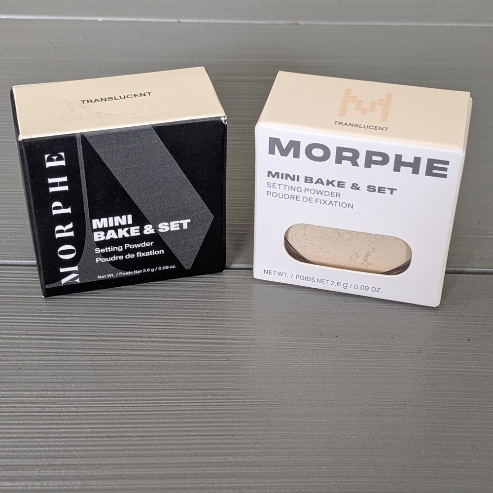 Morphe Mini Bake & Set Setting Powder Set of 2 (each 2.6g/0.09oz)